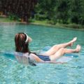 1-2Pcs Transparent Water Hammock Recliner Inflatable Floating Swimming Mattress Sea Swimming Ring Pool Party Toy Lounge Bed Swim. 