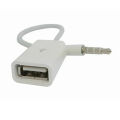 3.5mm Male Aux Audio Plug Jack To Usb 2.0 Female Converter Cable Cord For Car Mp3 Speaker U Disk Usb Flash Drive Accessories. 