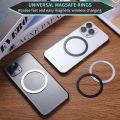 Universal Magnetic Charging Sheet and Smartphone Stand Support MagSafe Wireless Charger Compatibility. 