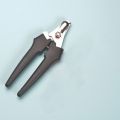 Professional Stainless Steel Tail Clamp Cutter Black 6.3in Nail File Tail Cutting Pliers for Tail Docking in Pigs. 