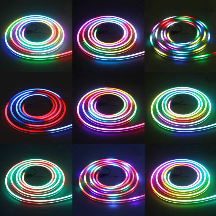 WS2811%20Pixel%20Neon%20LED%20Strip%20light%2012V%201/2/3/4/5m%20Waterproof%20Addressable%20Programmable%20Pure%20Silica%20Gel%20Flexible%20LED%20Neon%20Light%20-%20Image%205