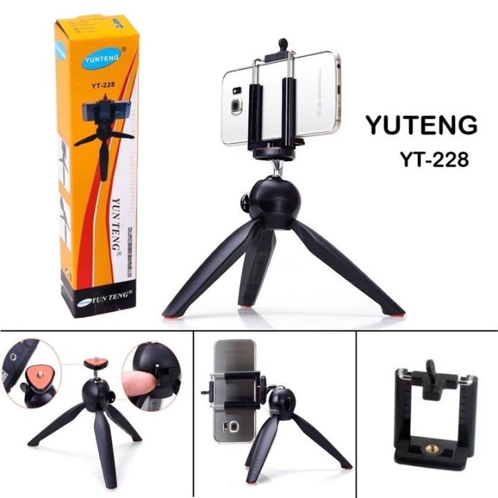 Yunteng%20YT%20228%20Mini%20Tripod%20with%20Phone%20Holder%20for%20Mobile%20and%20Camera%20-%20Image%206