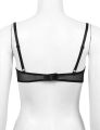 Women Lace Hollow Out Bra Lingerie Exotic Nightclub See-Through Open Cups Exposed Nipples Brassiere Underwire Nightwear. 