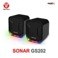 Fantech sonar gs202 rgb gaming speaker. 