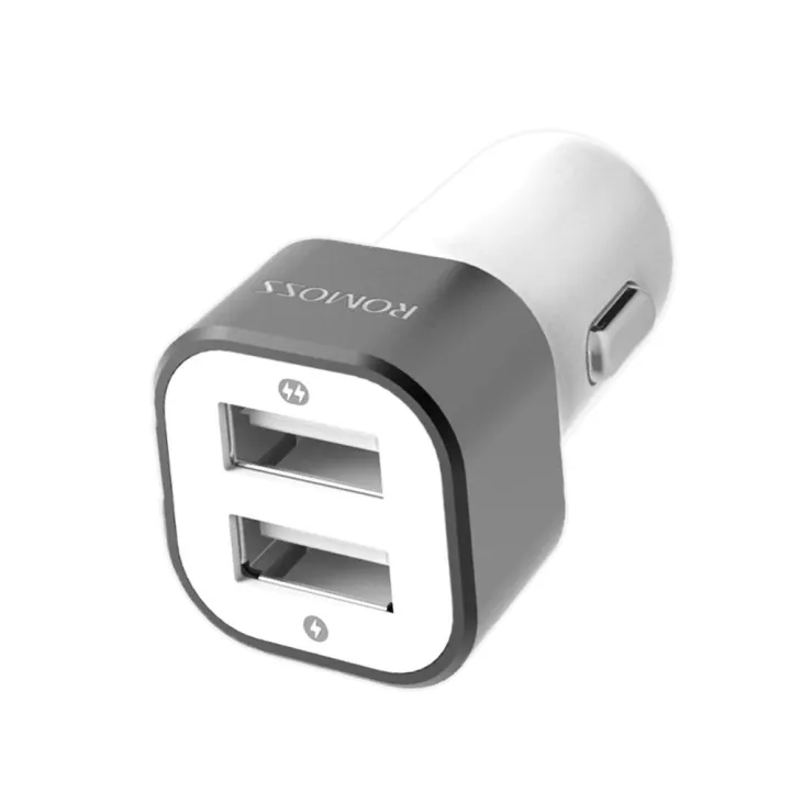Romoss%20AM12%20Dual%20USB%20Quick%20Charging%205V%202.1A%20Intelligent%20Car%20Charger%20-%20Image%205