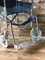 Softa Care Wheel Chair Chromed steel frame, fixed armrest, Fixed footrest. 