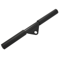 1 PCS DIY Home Gym LAT Pull Down Bar Attachment Black Metal+Rubber for Cable Machine, Pull Bar with Rubber Grip for Cable Pulley System. 