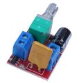 (VDZI) 2X Mini DC Motor PWM Speed Controller 3V 6V 12V 24V 35VDC 90W 5a DC Motor Speed Control Switch LED Dimmer. 