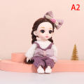 16cm Mini Movable Joint Dolls DIY Toy Doll With Clothes Dress Up For Girl Toy. 
