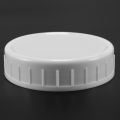 18 Pack Plastic Regular Mouth Mason Jar Lids For Ball, Kerr And More - Food Grade White Plastic Storage Caps. 
