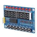 8-Bit Digital 8-LED Tube TM1638 8 Buttons Display Module For AVR Arduino. 