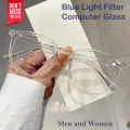 Blue Light Filter Glasses Unisex Stylish Daily Wear Shades UV400 Protection Lens Blue Light Filter Clear Lens Sunglasses Computer Glasses For Men and Women. 