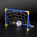 【Dream Sailing Store 】Indoor mini folding football ball post net set pump kids sport outdoor home toy child birthday gift plastic. 