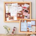 Multipurpose Double-sided Cork Notice Board Wall Hanging Thickened Photo Display Board DIY Message Boards Photo Background. 