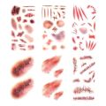 【Fashion-forward】Scary prank cut wrist bruise burn scratch decoration fake Halloween face tattoo stickers. 