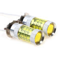 2pcs LED Fog Lights 12-24V H3 80W 16 SMD LED Car Fog Light Yellow High Power Encounter. 