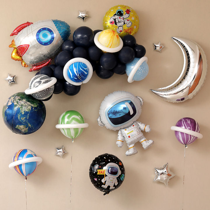 Outer%20Space%20Party%20Decoration%20Astronaut%20Rocket%20Ship%20Foil%20Balloon%20Galaxy/solar%20System%20Theme%20Kids%20Birthday%20Party%20Baby%20Shower%20Decora%20-%20Image%207