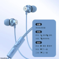 Yuxin shopFashion 2023 New In-Ear Wired Earphones 3.5mm Round Mouth Type-C Flat Mouth Earphones Metal Heavy Bass Earbuds Blue/Pink/White/Black. 
