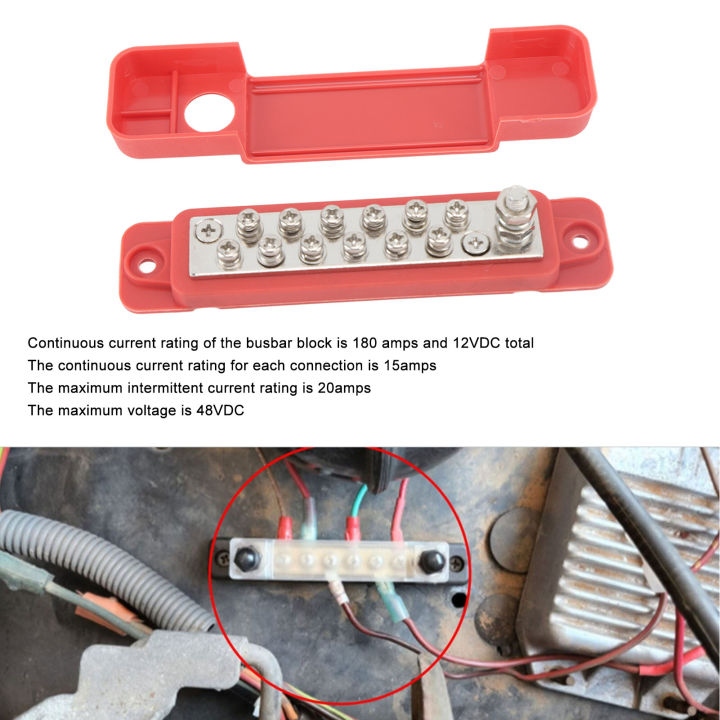 Power%20Distribution%20Block%20Kit%20Portable%2020Amps%20ABS%20Aluminum%20Alloy%20Terminal%20Power%20Distribution%20Block%20Kit%20Precise%20for%20Car%20for%20UTV%20-%20Image%203