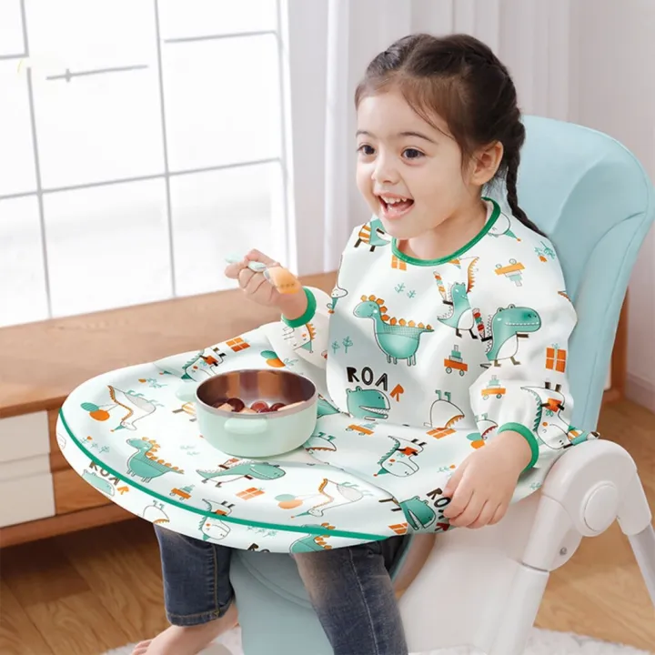 Upgrade%20Coverall%20Baby%20Feeding%20Bibs%20Weaning%20Bib%20Easy%20to%20Clean%20Baby%20Bibs%20for%20Eating%20Adjustable%20High%20Chair%20Catch%20All%20Gift%20-%20Image%203