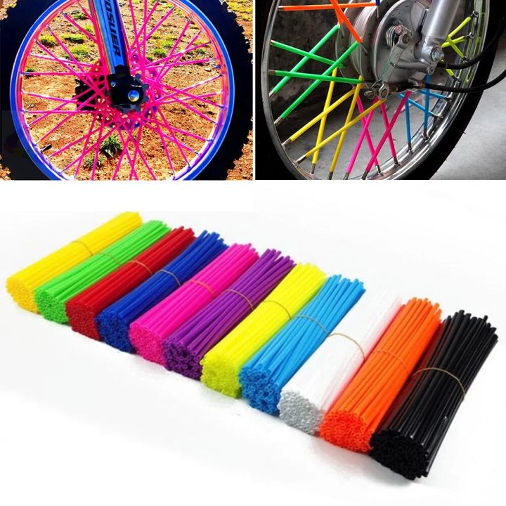 bike accessories 72 s MTB Wheel Rim Spoke Shrouds Skins Covers Mountain ...