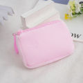 Korean Mini Fashion Plush Square Zipper Coin Purse Women Thin Small Handbag Card Package Coin Bag Cute Purse Key Earphone Pouch. 