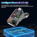 Car Modulator Bluetooth 5.0 Fm 3.1a Dual Usb Port Pd Charging Handsfree Car Kit Wireless Aux Audio. 