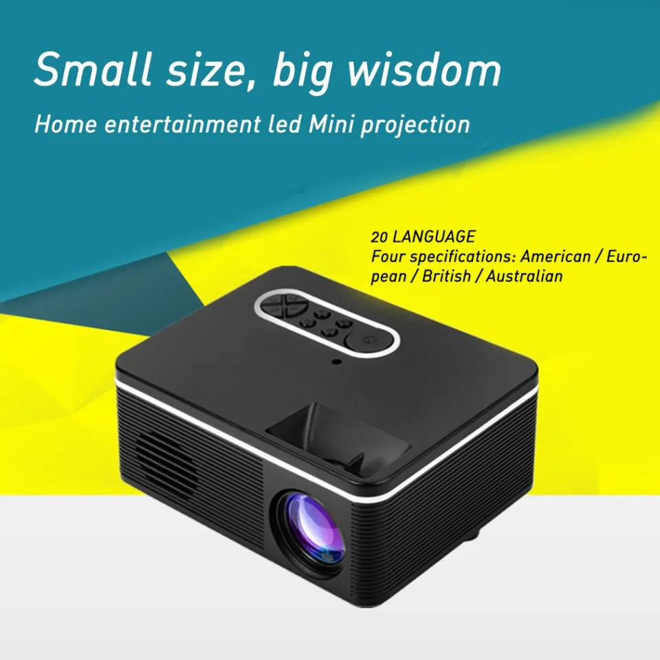 S361 Portable Mini LED Projector 320x240 Pixels 600Lumens