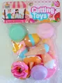15 Pcs Sweet & Ice Cream Playing Set  Pretend Play with Sweet Food Set. 