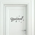 French Porte Chambre Zzz Zzz Bedroom Door Sticker Bedroom Sleep Decal Vinyl Home Decor. 