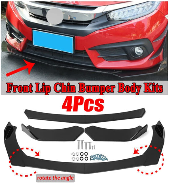Universal Car Modified Front Bumper Lip Splitter Body Shovel Protector
