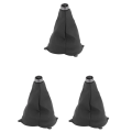 NXFDSIOZ 3X Car Manual Leather Gear Shifting Dust Boot for Honda Civic Si 2006 2007 2008 2009 2010 2011. 