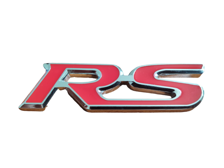 RS steel badge Emblem logo