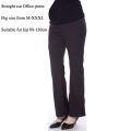 Emotion Moms Office Lady Maternity Pants Pregnancy Uniform Clothes ckets on Boot Cut Trousers Elastic Waist Pants M-3XL. 