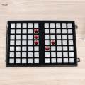 Diamond Gemstone Display Tray Multigrid Showcase Portable for Store Show white 70 grid. 