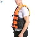 Swimming Vest Survival Suit High Buoyancy 360° Reflective for Boating XL Orange. 