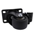Heavy Duty Casters with Brakes, Table Casters with Safety Double Lock, Floor Protection, Swivel Rubber Casters. 