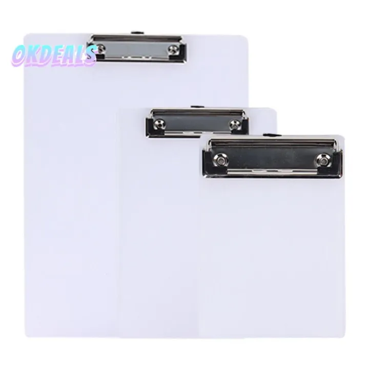 Durable With Low Profile Clip A4 A5 A6 File Folder Writing Sheet Pad ...