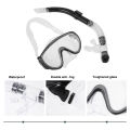 1 Set Dry Snorkel Mask Set Snorkeling Gear with Dry Snorkel Tube and Seal Mask. 