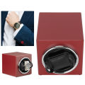 Portable Quiet Automatic Watch Winder Mechanical Watch Winder Display Box Red. 
