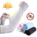 Sun UV Protection Sports Hand Cover Sleeve Running Fishing Riding Sunscreen Ice Silk Sleeve. 