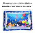 Children's Inflatable Pat Pad Water Play Mat Inflatable Baby Mat Water Pad PVC Ocean Fish Water Pad Toy Cushion Gift for Infants Toddlers Boys Girls Round Play Mat. 