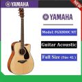 Yamaha FGX800C Solid Top Cutaway Acoustic-Electric Guitar, Dreadnought With Yamaha Gig Bag. 
