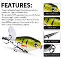 bellylady Whopper Plopper Fishing Lure Floating Water 11.5g/16g Pencil Bait Bionic Lure Bait Fishing Tackle Accessories. 