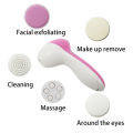 High Quality Smart 5 in 1 Beauty Care Massager Electric Face Cleaner Beauty Skin Care Equipment Kit, Removes Dirt and Facial Relief Massager. 