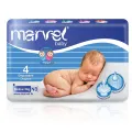 Marvel Baby Diapers 4pcs - New Born. 