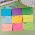 50Sheets/Book Memo Pads Portable Removable Record Candy Color Sticky Papers Memo Bookmark Self-stick Notes For Work. 