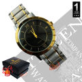 QP Citizen Two Tone Quartz Analogue Men's Watch(One Year Warranty) with FREE Box. 