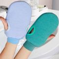 Portable Body Rub Exfoliating Bath Glove Smooth Skin Extreme Comfort Bath Glove Shower Scrubber Body Scrub Glove. 