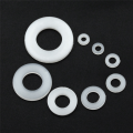 500Pcs White Nylon Flat Washer Gasket Set M2 M2.5 M3M4M5 M6 M8 M10 Plastic Sealing O-Rings Assortment Kit Fastener Spare Parts Accessories. 